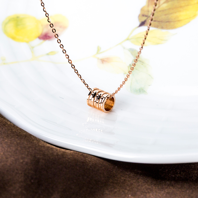 金一国囍18K金小蛮腰A款女士K金项链套链 (定价)CEC014