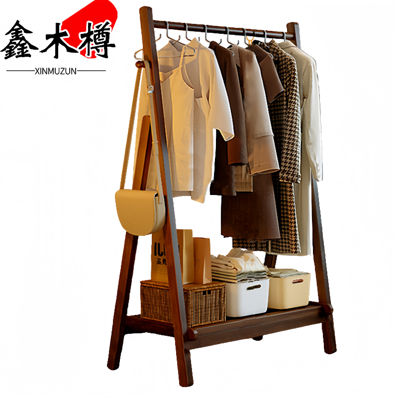 鑫木樽衣帽架0.8m个