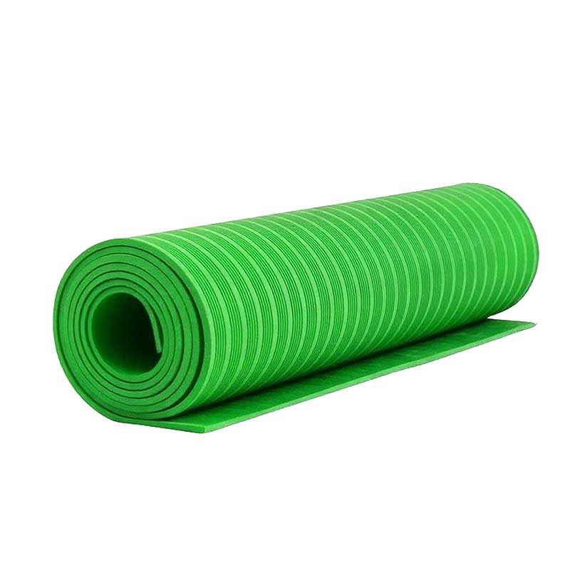 天空桥 绝缘地垫 绿色条纹3mm*1m*5m 卷高清大图