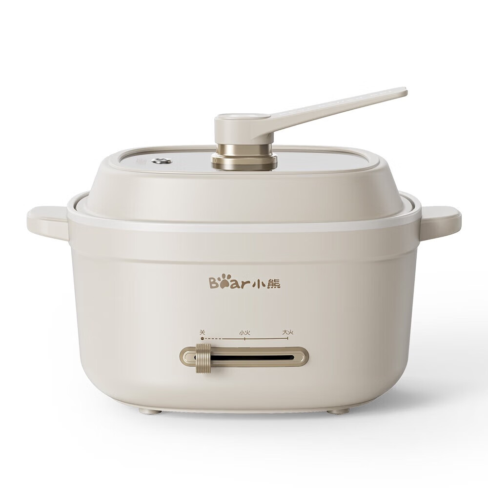 小熊3L一体电热锅 电火锅DRG-E30U8 带蒸笼高清大图