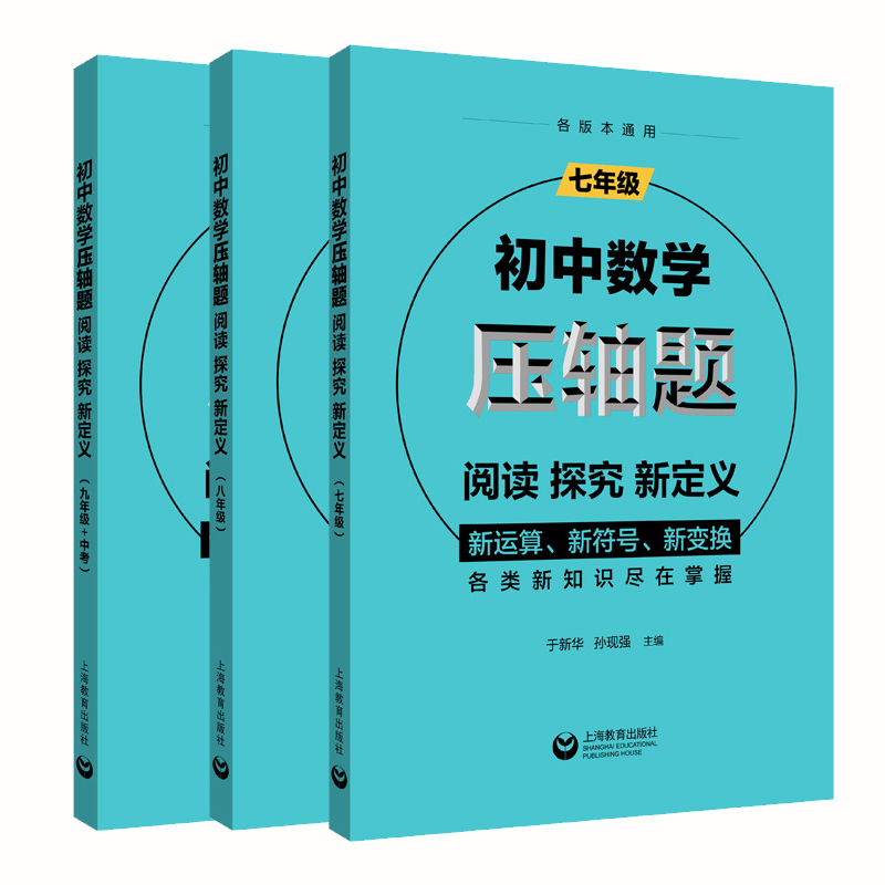 中考数学压轴题突破:选择填空压轴小题 初中通用 [正版]初中中考数学压轴题精讲精练突破阅读探究新定初中数学压轴题789年