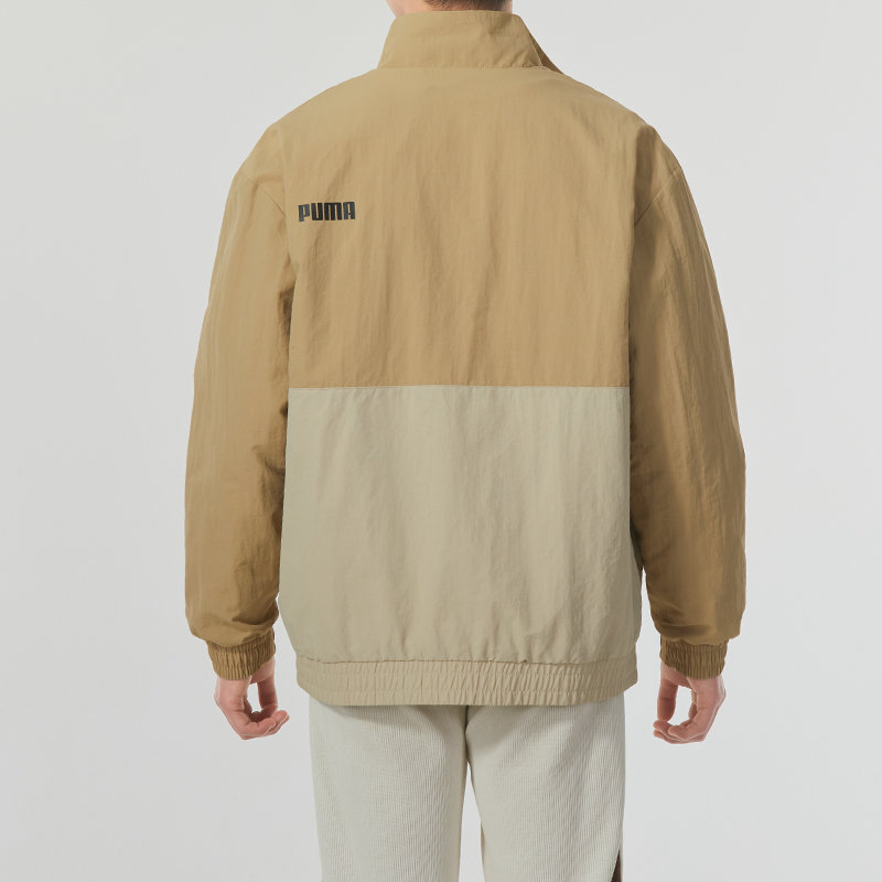 彪马(PUMA)外套男装新款休闲服跑步运动上衣宽松潮流开衫立领行政夹克 627117-83 ZP高清大图