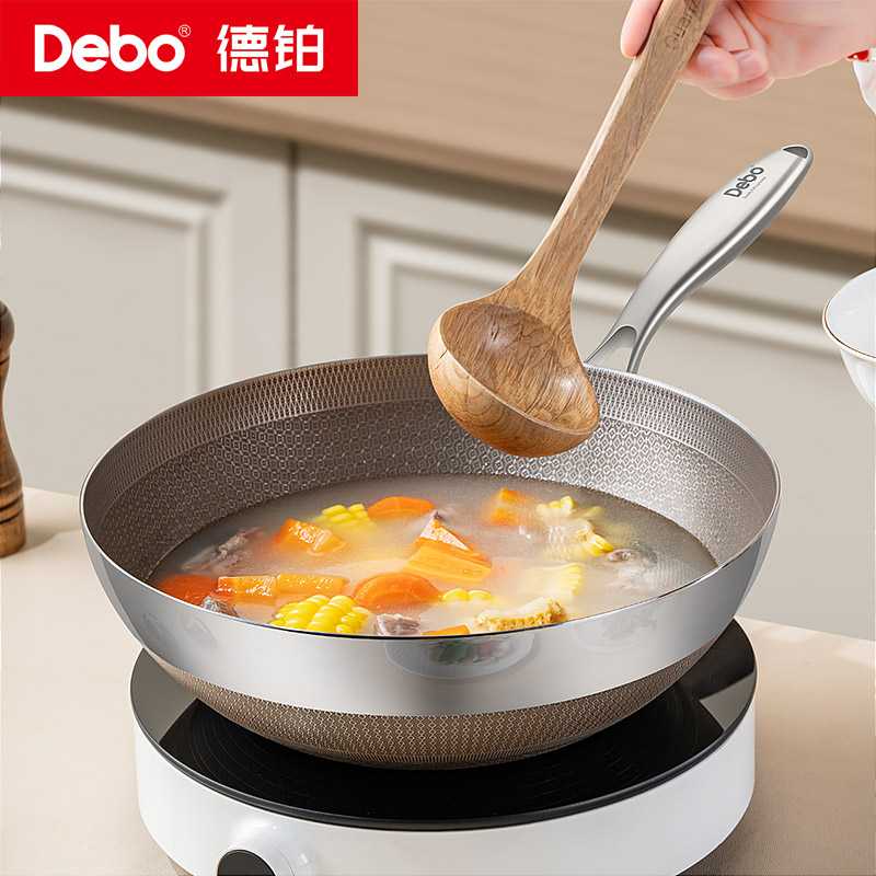 德铂(Debo) 拉齐奥炒锅28cm DEP-DS432高清大图