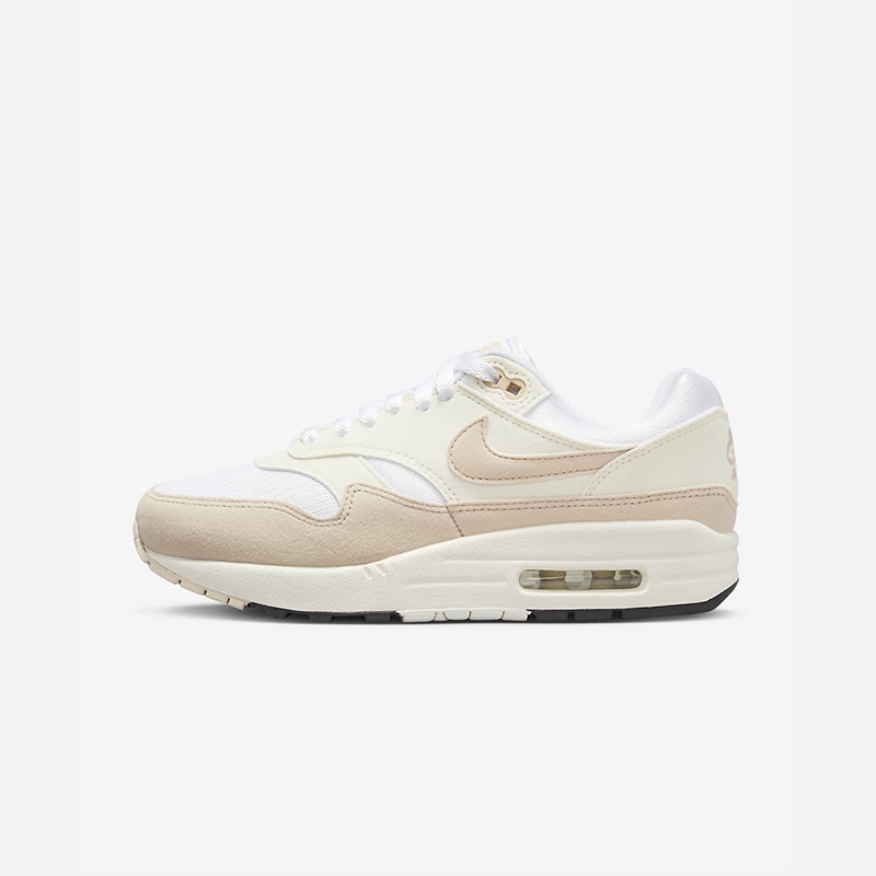 Nike Air Max 1 Dz2628-101 Sneakers Women's Pale Ivory Lifestyle Shoes Fd0125 (tan,10) In White