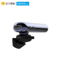 Edifier/漫步者 W25BT 无线蓝牙耳机耳挂式 商务运动智能通话耳麦 苹果安卓通用 钛黑蓝