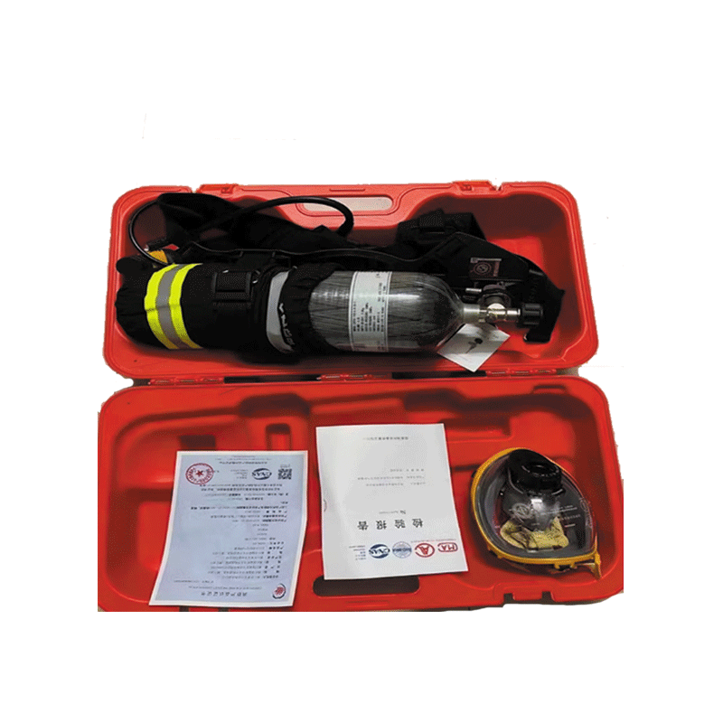 恒泰正压式呼吸器3C认证碳纤维气瓶6.8L正压式消防呼吸器(机械表)