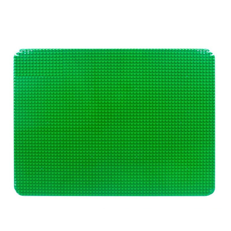 乐高底板积木大底板小颗粒超大号地板底座底版幼儿园积木墙壁 绿色