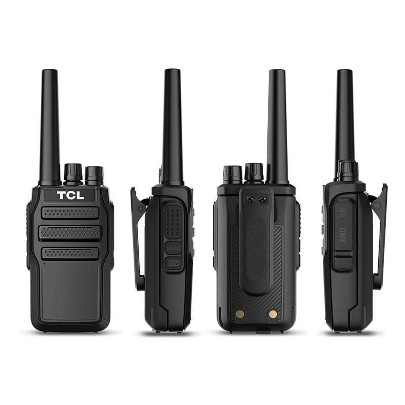 [双台价]TCL 对讲机HT8 超长待机20天 大功率远距离对讲机 专业民用酒店办公工地户外无线手持对讲手台黑色