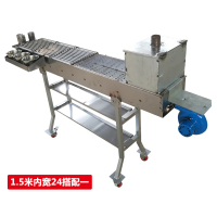 商用耐用不锈钢烤箱夜市炉子加厚时光旧巷烧烤架烧烤车烤串炉烧烤炉炭烤炉 1.5米内宽24搭配一