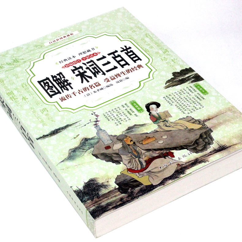 [正版]图解宋词三百首 图解详析文白对照原文注释全注全译精彩解读流传千古的名篇中国古典文化中华好诗词诗经译注高清大图