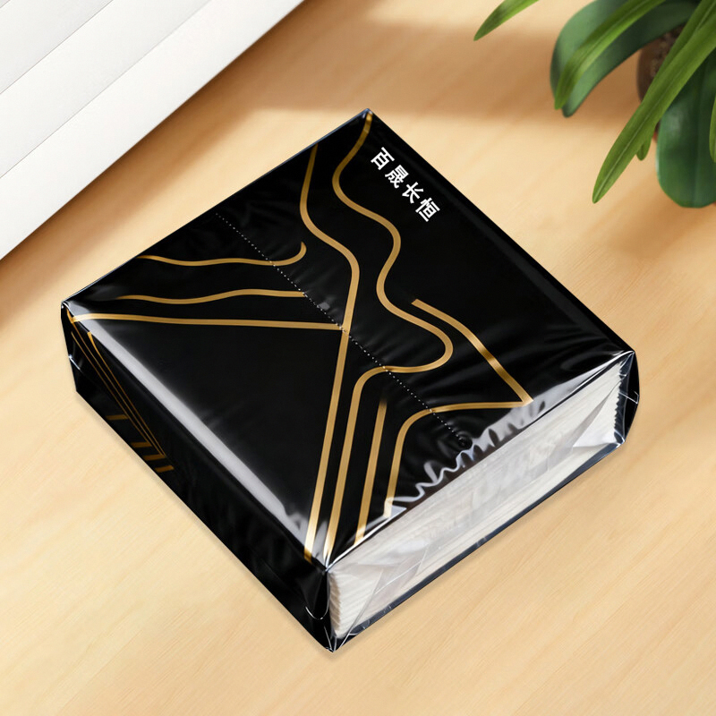 百晟长恒BSCH-56GS 小方抽纸 80*90mm 50抽/包(计价单位:包)黑色高清大图