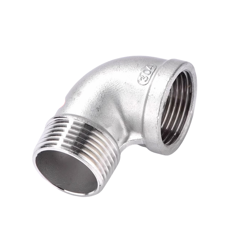 允诚 加厚不锈钢内外丝弯头 DN15x1/2 个高清大图