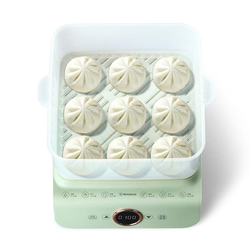 西屋WESTINGHOUSE电蒸锅 电蒸锅多功能家用大容量蒸炖锅全自动预约蒸箱 WZG240B!高清大图