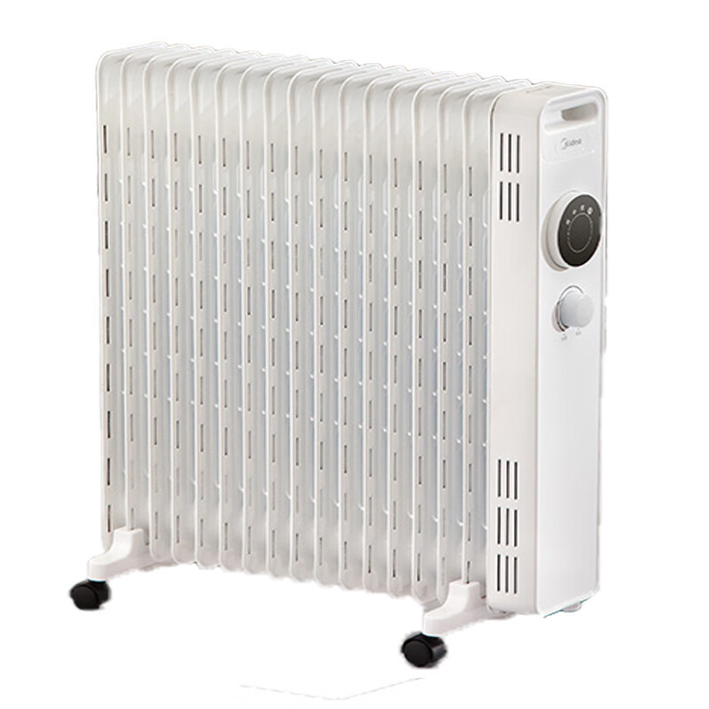 美的(Midea)NYW-MG取暖电暖器烤火炉 电热油汀 自动控温 干衣双U发热管取暖器