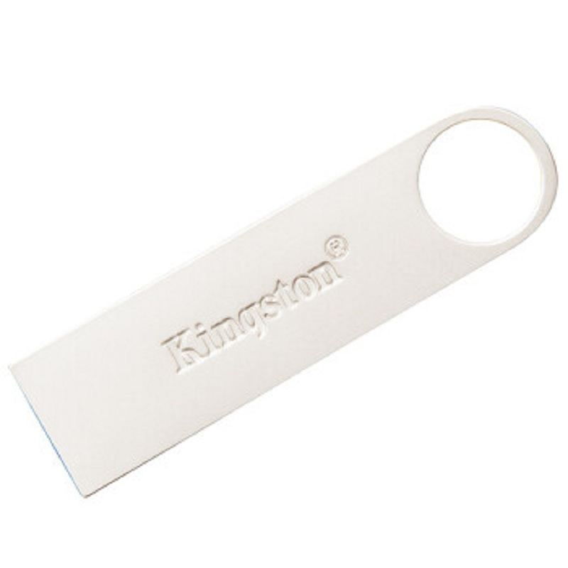 金士顿(Kingston)64GB USB3.0 U盘 DTSE9G2 读速100MB/s 银色 金属外壳高速读写