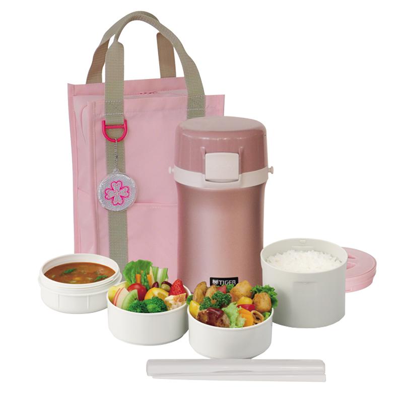 虎牌tiger保温饭盒大容量学生超长保温饭桶1人饭盒多层便当盒便携参数