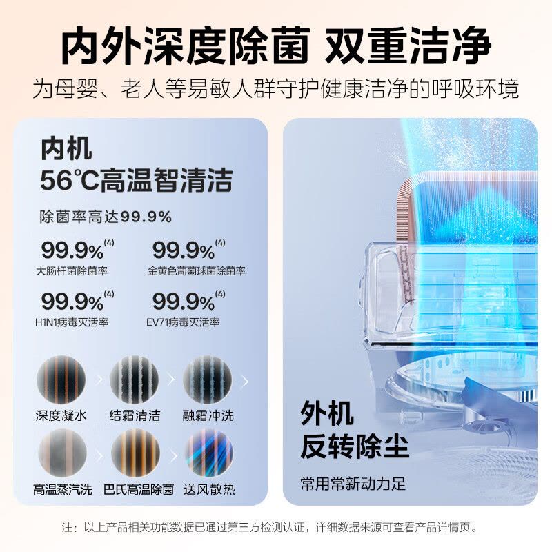 美的(Midea)空调立式柜机智行二代大2匹家用一级能效变频冷暖客厅省电智能空调官方正品KFR-51LW/N8YH2-1图片