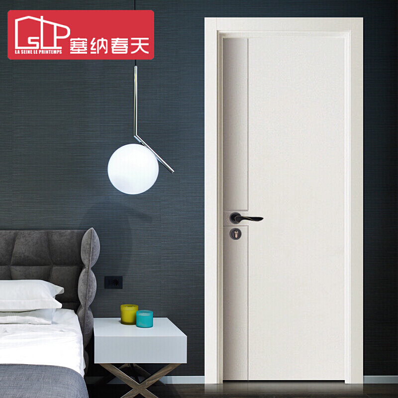 塞纳春天木门卧室门定制房门室内门实木复合烤漆门sn319烤漆门视频