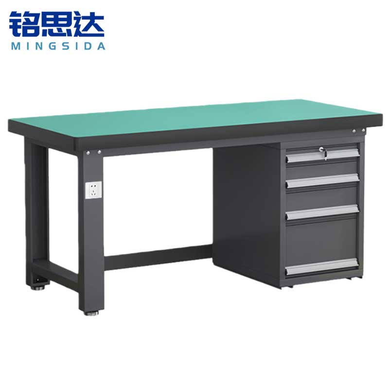 铭思达钳工操作台2.1米四抽张高清大图
