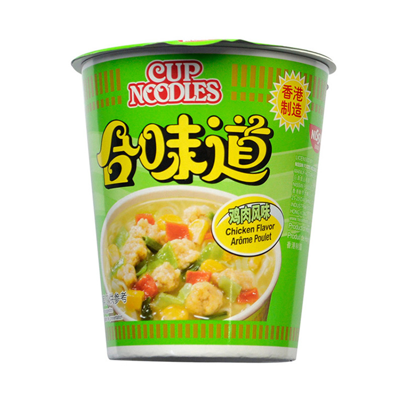 中国香港cupnoodles合味道杯面方便面鸡肉风味75g方便速食杯面泡面