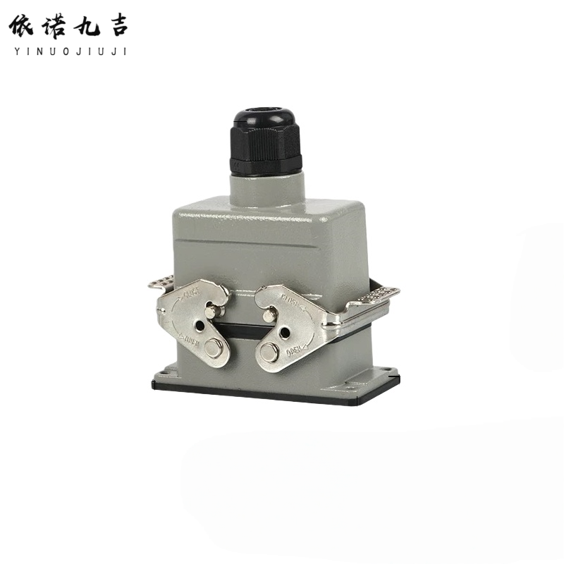 依诺九吉 矩形重载连接器防水插头插座 多型号 件高清大图