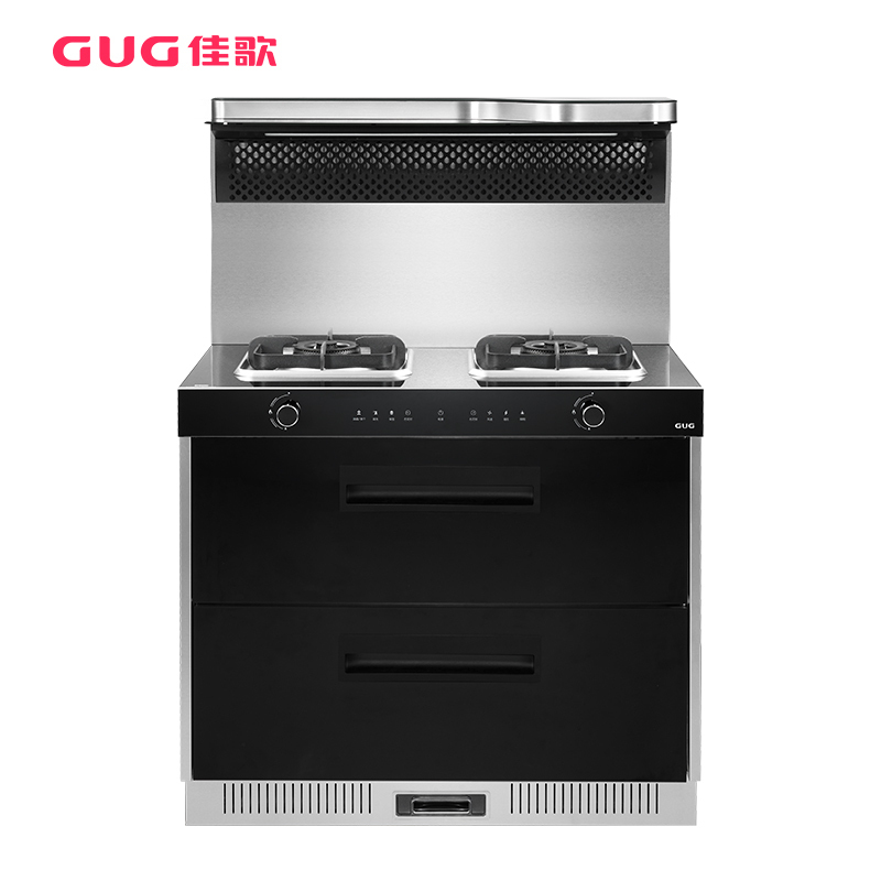 佳歌(GUG)集成灶D2集成一体灶家用 大吸力侧吸式抽油烟机灶具消毒柜套装