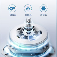 美的(Midea)迷你洗鞋机家用高性能电机尼龙毛刷等告别手洗懒人标配洗鞋机4kg白色 MX-XXGW02