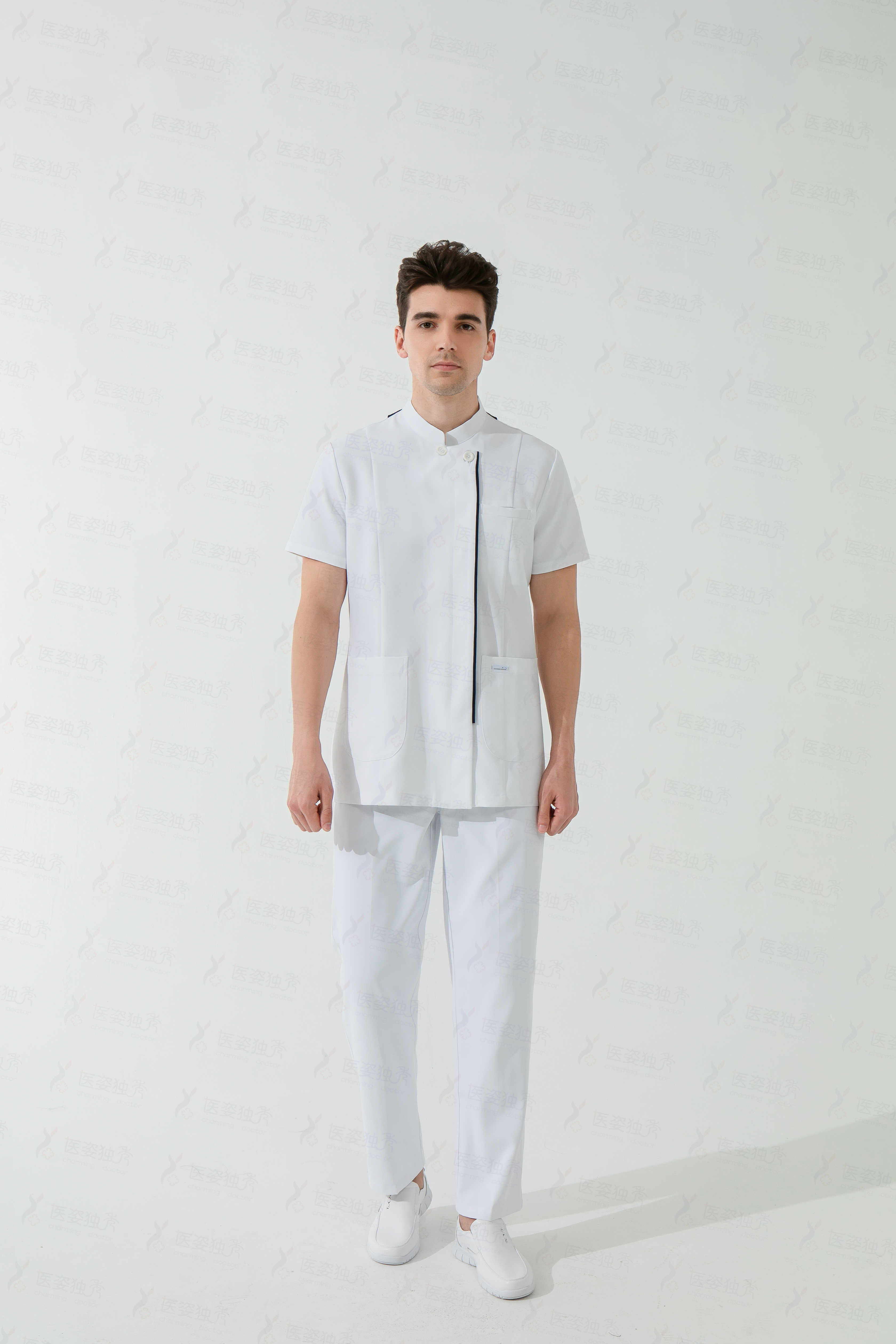 医姿独秀男护士服夏 医生服