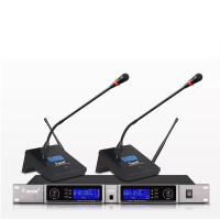 XIRCOM(捷讯)XC-2200C 一拖二无线会议话筒 适用于会议室扩声或视频会议中 频率可调