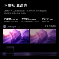极米(XGIMI)RS 10 Plus 4K家用投影仪 全新一代三色激光 灵动云台 2700CVIA 智能家庭影院