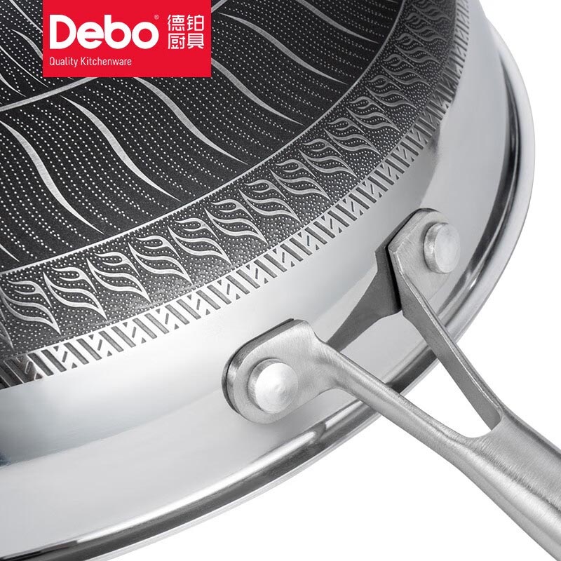 德铂(Debo) 卡勒汉斯配置B(玻璃可立盖+锅身+蒸格+铲子)DEP-DS260高清大图