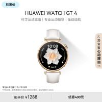 华为WATCH GT4 智能手表凝霜白（H)
