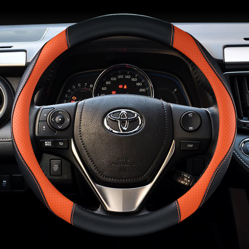 2018新款一汽丰田RAV4荣放方向盘套夏季专用汽车把套防滑
