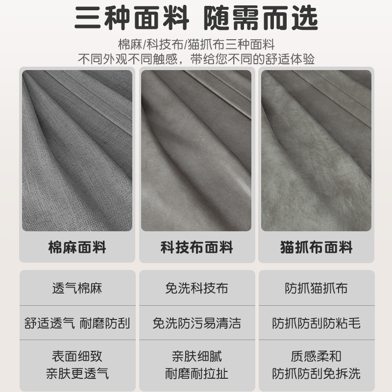 沙发客厅小户型出租房双人布艺沙发卧室可折叠两用沙发床1204