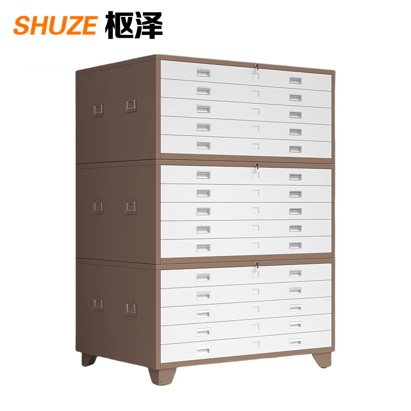 枢泽 底图柜 铁皮柜 0号十五抽1300*930*1750mm 台高清大图