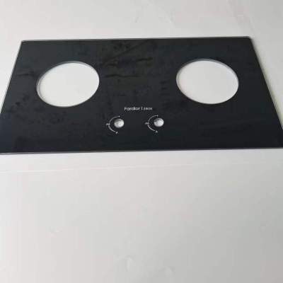 法迪欧燃气灶JZT-2B06、JZY-2B06玻璃面板（黑色钢化玻璃）