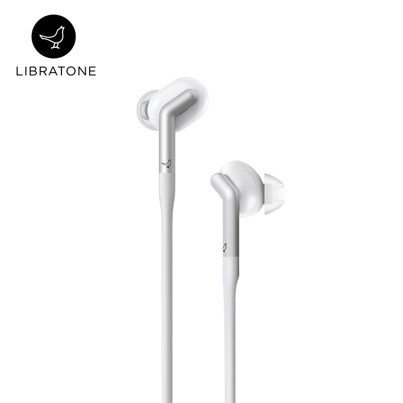 Libratone(小鸟耳机) TRACK+ 入耳式无线智能降噪耳机 蓝牙运动耳塞 颈挂式蓝牙耳机 白色