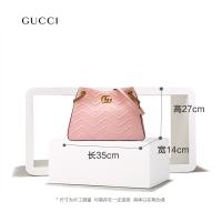 [直营]古驰(GUCCI)真皮双G吸扣链条托特包手提包单肩包 女包