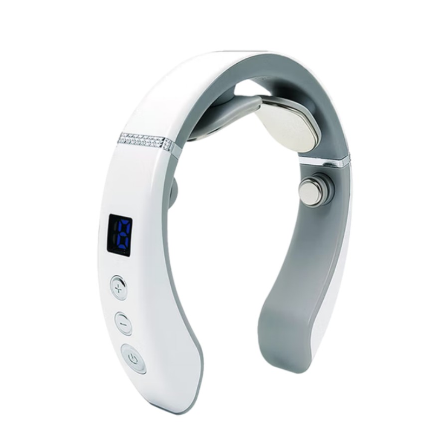 豹牌 颈椎按摩仪(数显、语音、热敷、充电款)BP-M616高清大图