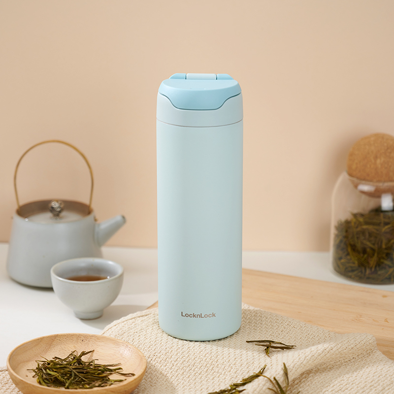 乐扣乐扣locknlock 微笑保温杯男保温杯女水杯子咖啡杯