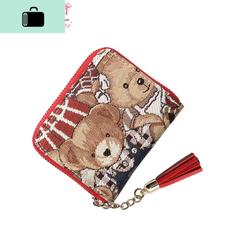 卡包女式韩版多卡位小巧大容量卡夹拉链钱包信用卡套卡片包薄NEW LAKE高清大图