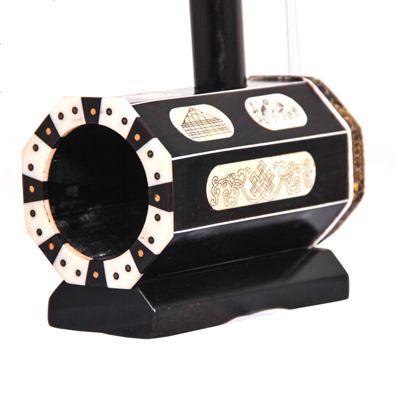 梵巢牌高音四胡黑檀木蒙古族伴奏独奏四弦四股子演奏乐器yh0207