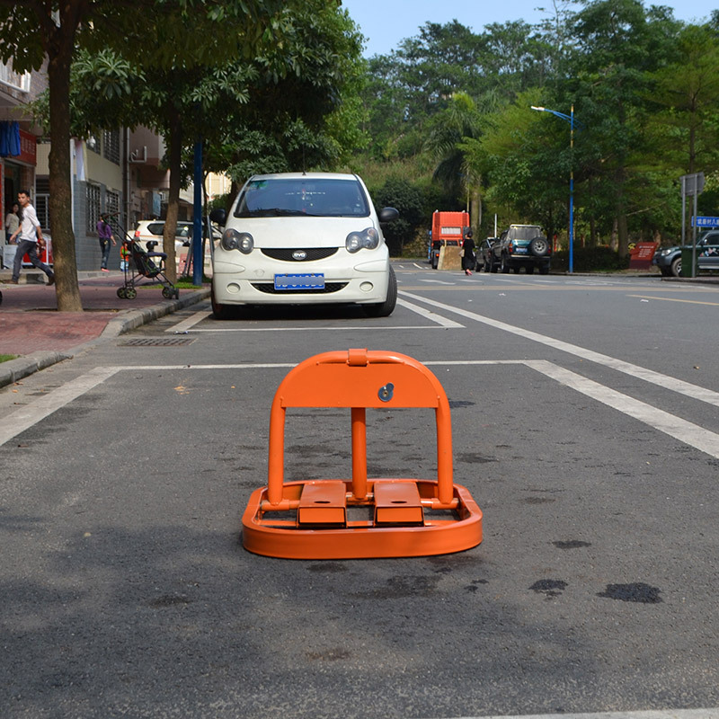 皇驰汽车停车位地锁占位锁加厚防撞O型车位锁停车桩车位桩车库占车位锁O48 