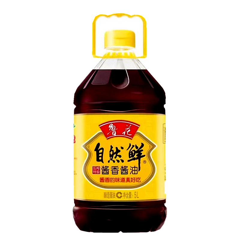 鲁花自然鲜酱香酱油5L 新老包装随机