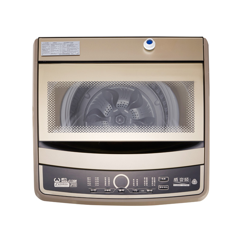 威力(WEILI)XQB80-1679D 8公斤全自动波轮洗衣机 抗菌波轮 24小时预约 桶自洁 静音变频 金色