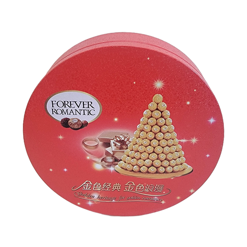 费列罗(FERRERO) 巧克力结婚喜糖散装巧克力榛果威化圆形铁盒装6粒礼盒装结婚送礼高清大图