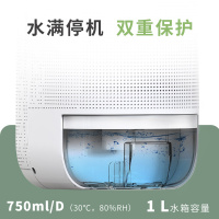 海说(hysure)家用除湿机空净一体抽湿机卧室轻音地下室迷你除湿器吸湿去湿干燥机 除湿净化二合一机