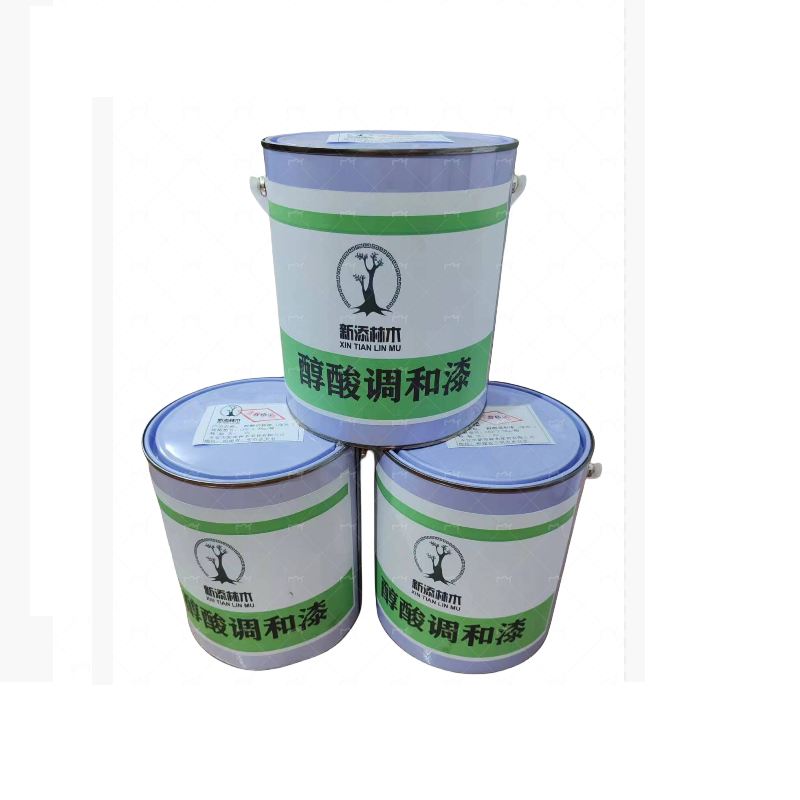 新添林木醇酸调和漆 C03-3 3Kg/桶 /kg（深灰）高清大图
