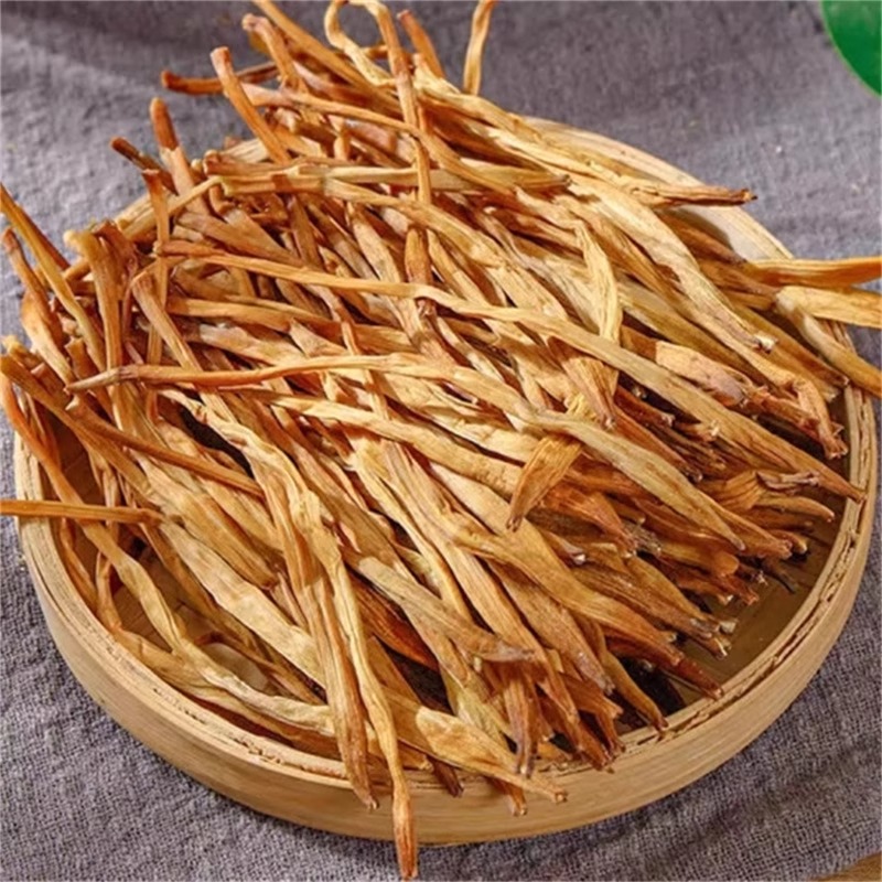 黄花菜干货新货正品无硫熏农家采摘金针菜火锅煲汤湖南特产高清大图