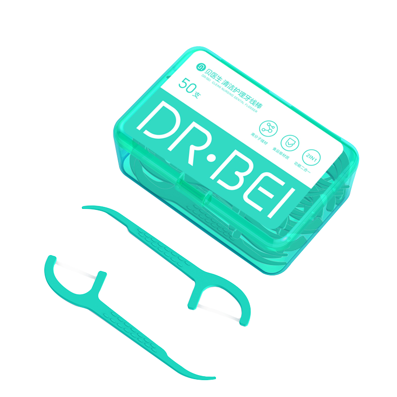 贝医生清洁护理牙线棒 50支*3盒装 DR.BEI FS50
